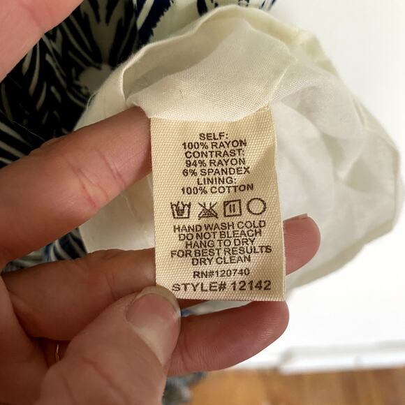 NWT Stitch Fix Mystree Sid Blue Diamond Surplice Neck Halter Slit Maxi Dress S - Picture 6 of 7